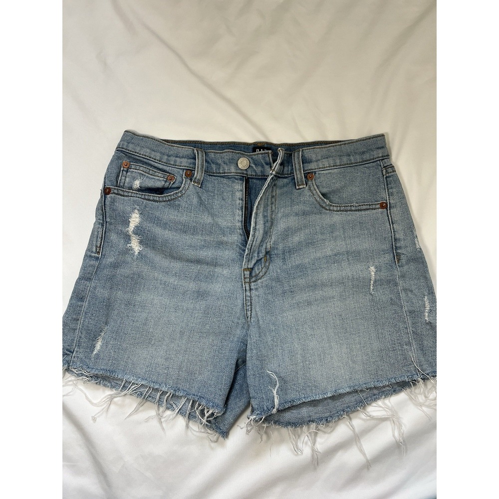 Gap High Rise 4" Women's Cut Off Shorts Size 27 Beach Vacation Summer Western